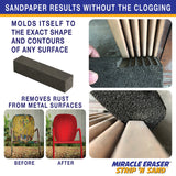 Miracle Eraser® Strip 'N Sand™ - Paint, Varnish, and Rust Remover for Wood and Metal - 18 Pack (Case of 4)